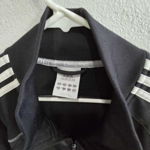 Adidas black climalite soccer warm up jacket size XL - Picture 4 of 6